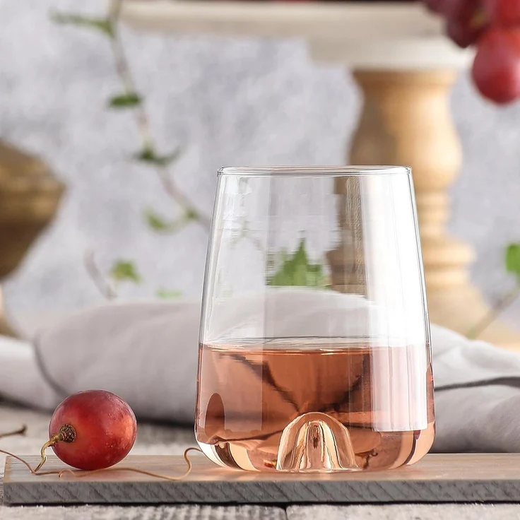 LAV Gläser-Set Terra Weinglas, 6-tlg, Glas, 6er-Set, 475ml, Ideal für kalte Getränke & dekorative Zwecke – Bild 5