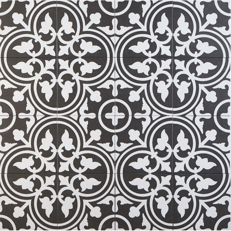 Marokkanische Fliese Flavie Noir – Bild 7