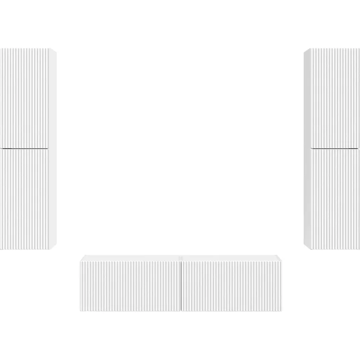 vidaXL TV-Schrankset 6 stk. 31 x 30 x 60 cm Weiß 3409123 – Bild 7