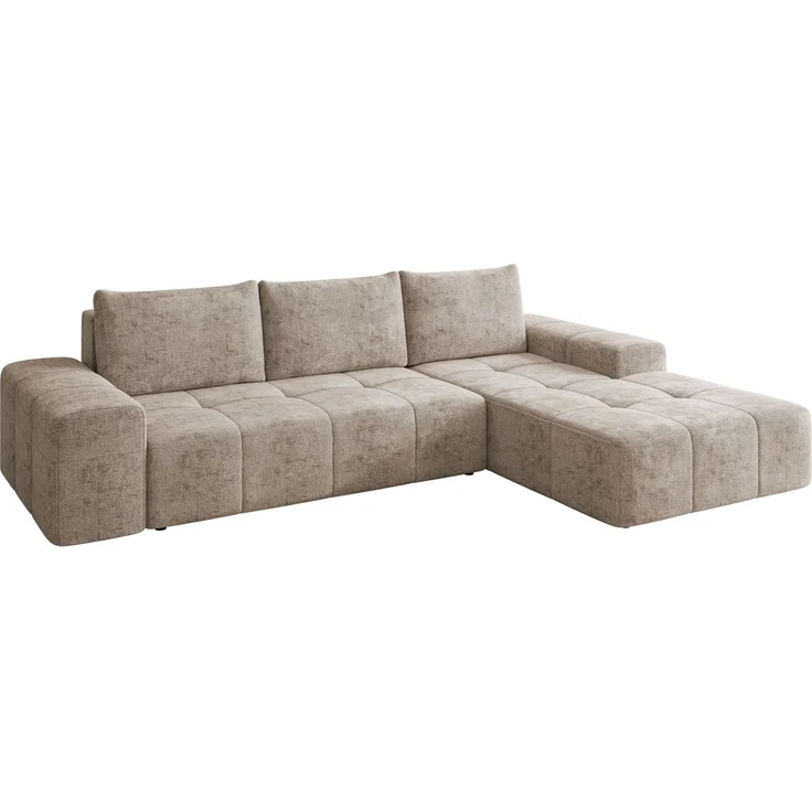 Mirjan24 Ecksofa Tonseo L (Farbe: Milky 80, Seite: Rechts), 78 x 173 x 275 cm – Bild 2