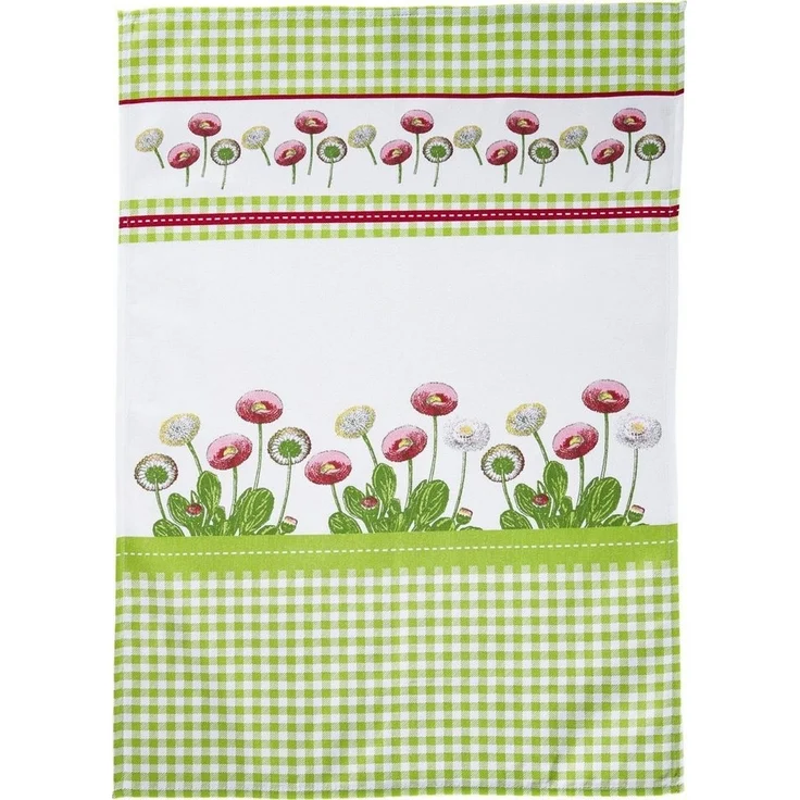 Erwin Müller Geschirrtuch Geschirrtuch 6er-Pack, Baumwolle Karo – Bild 2