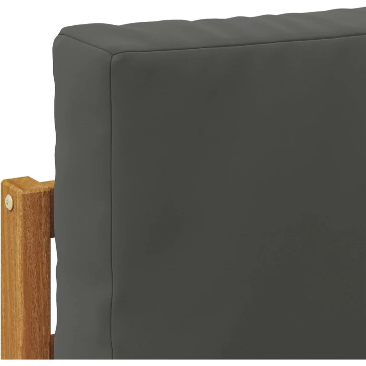 vidaXL Outdoor-Sofagarnitur mit Kissen 5 pcs Natur und Anthrazit 3366385 – Bild 6