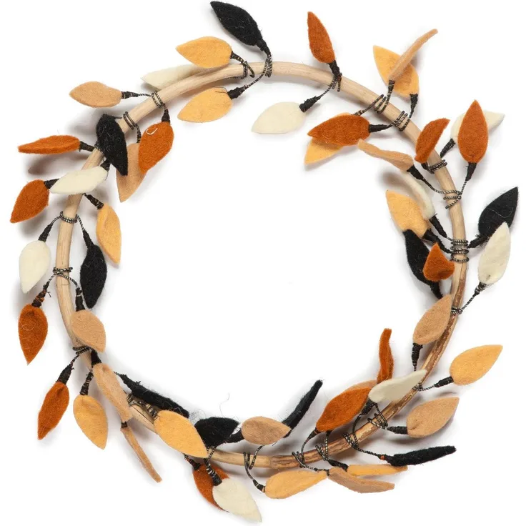 KidsDepot Wandaufhänger Leaves Orange