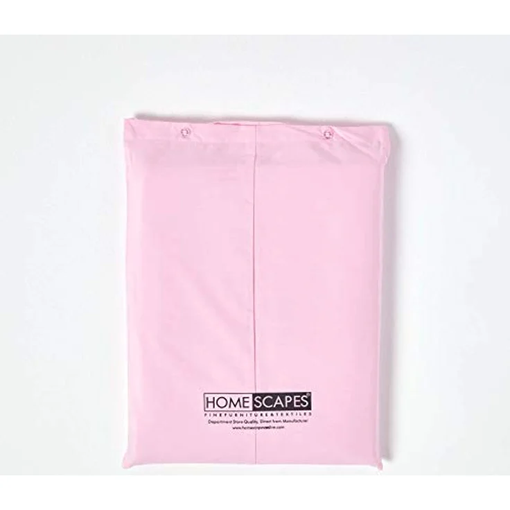 Homescapes Perkal-Spannbettlaken, Rosa, 150x200 cm, 100% Baumwolle, Oeko-Tex®, hautfreundlich und atmungsaktiv – Bild 5