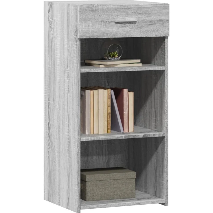 vidaXL Sideboard Grau Sonoma 45x42,5x93 cm Holzwerkstoff 846325 – Bild 3