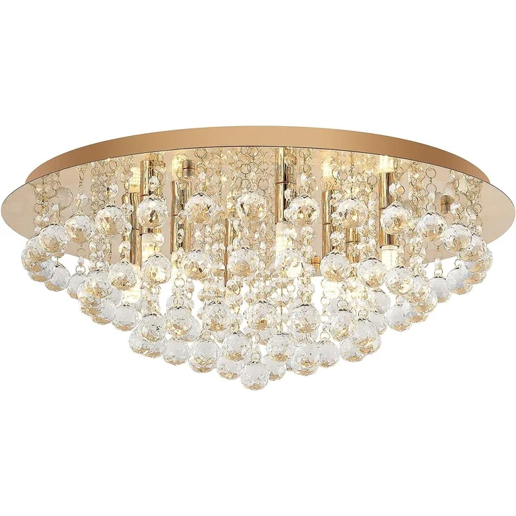 Lindby Deckenleuchten Gillion, Gold / Messing IP20, 8 x 8 W LED – Bild 1