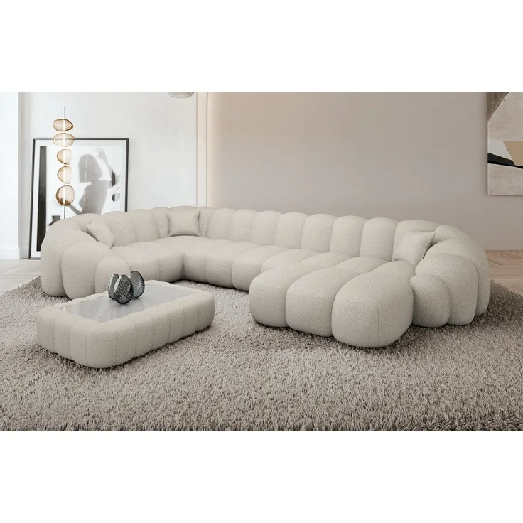 Sofa Dreams Sofa Rajada U Form Stoff