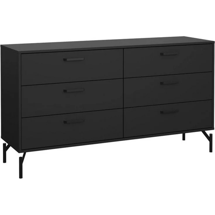Tvilum Kommode Dana Kommode 6 Schubladen schwarz matt. – Bild 4