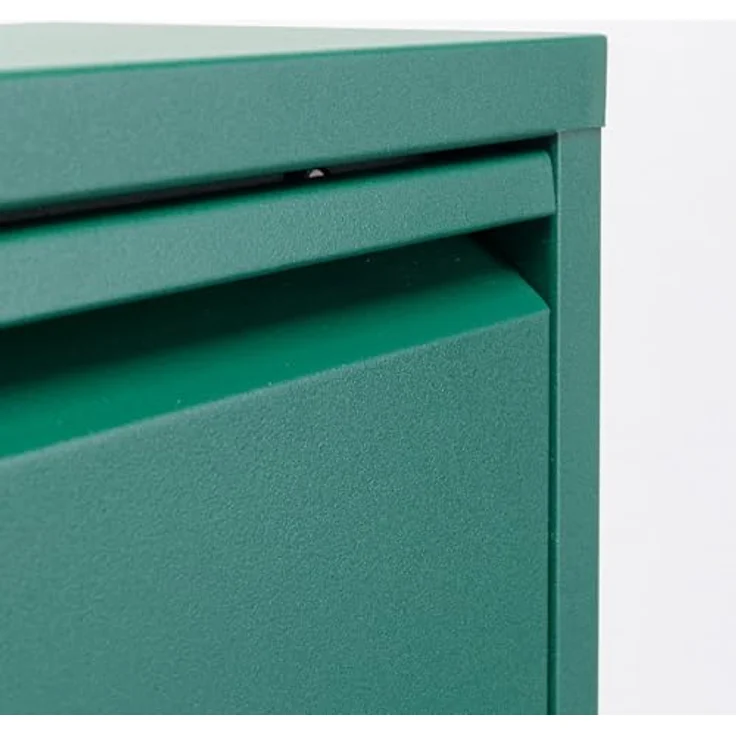 Kare Design Schuhschrank Caruso, Grün, Stahl, mit 3 Klappen, Schuhablage für 6 Paar Schuhe, schmal, platzsparend, hoch, Schuhregal, Eingangsbereich, 103 x 50 x 15 cm (H/B/T) – Bild 5
