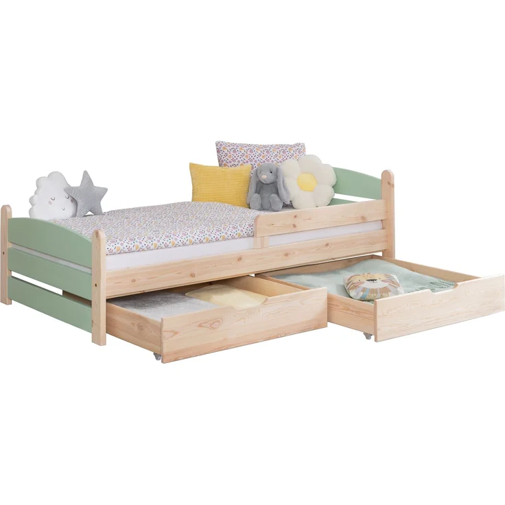 Kinderbett Einzelbett "Mello" 90x200 Kiefer massiv