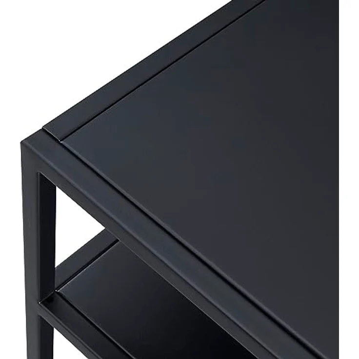 Konsolentisch Kumlinge 55x30x85 cm Schwarz [en. casa] – Bild 6