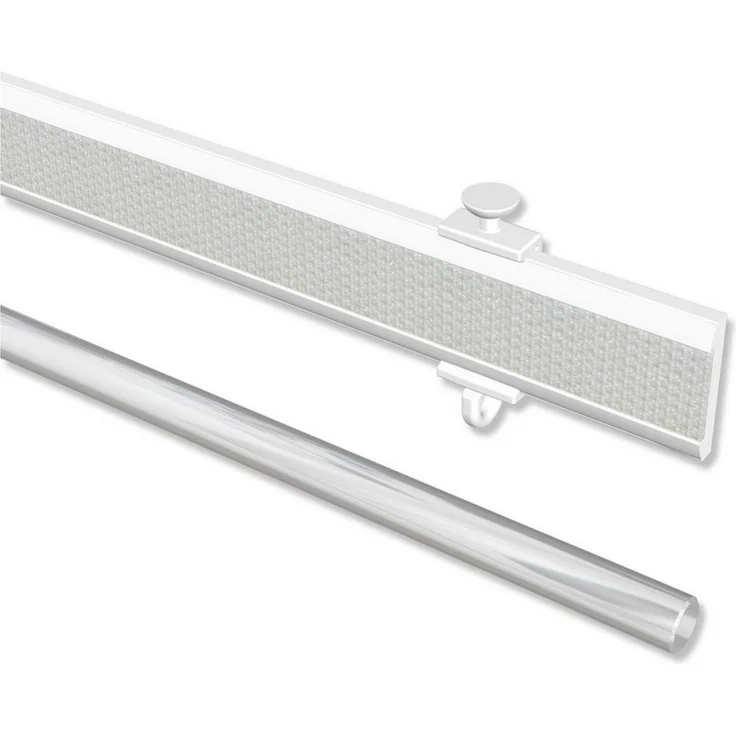 INTERDECO Paneelwagen Easyslide, Schiebegardinen, Gardinenschienen, (1 Stück, Weiss), kürzbar – Bild 1