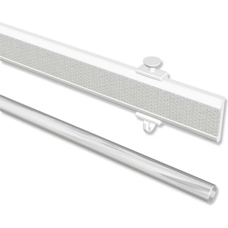 INTERDECO Paneelwagen Easyslide, Schiebegardinen, Gardinenschienen, (1 Stück, Weiss), kürzbar
