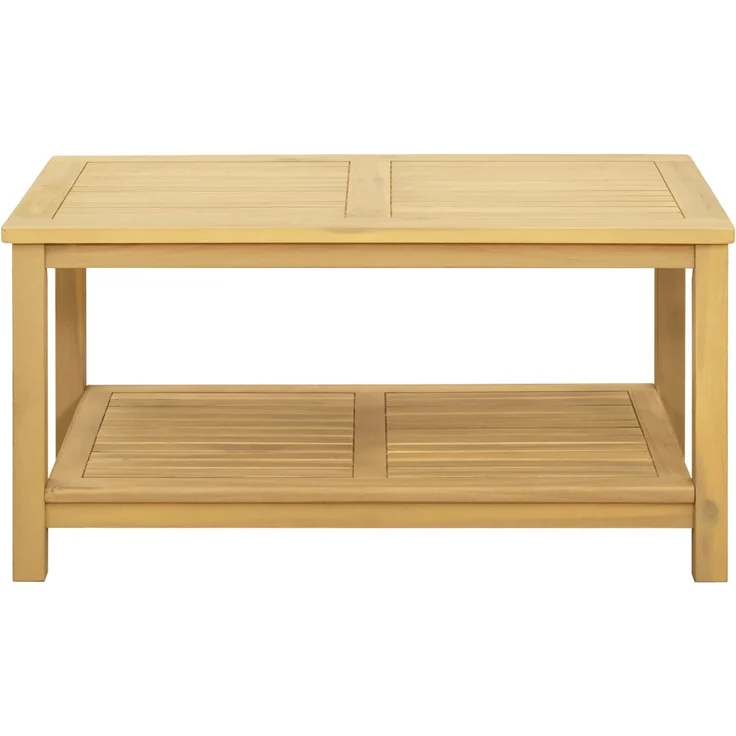 vidaXL Beistelltisch Öl-Natur 90 x 50 x 45 cm Massivholz Akazie 42026803 – Bild 4