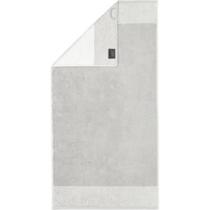 CAWÖ Handtuch - Luxury Home, C Two-Tone, Walkfrottier Platin 50x100cm – Bild 6