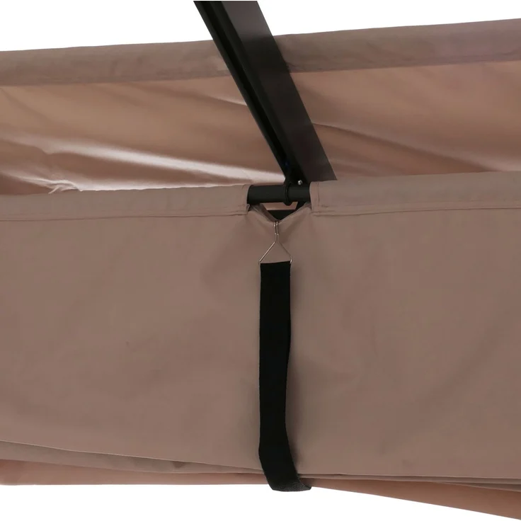 Mendler 'HWC-N93' Pergola, Aluminium taupe, 3 x 4 m – Bild 4