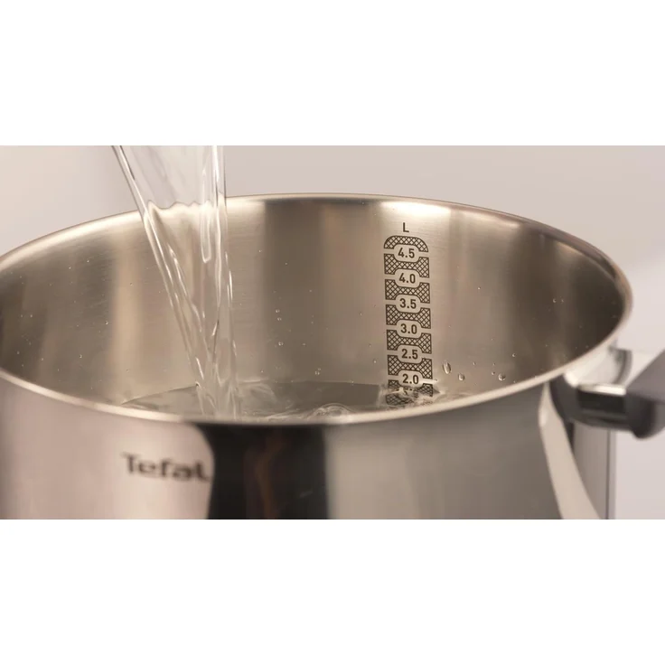 Tefal Kochtopf Daily Cook, Edelstahl (2-tlg), 20 cm, Ausgießhilfe, Messmarkierungen, Induktion, backofenfest – Bild 5