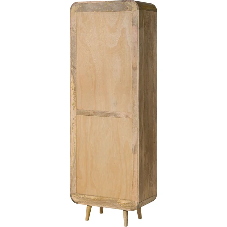 Schrank Mango 70 x 40 x 200 natur lackiert VALENCIA #115 – Bild 9