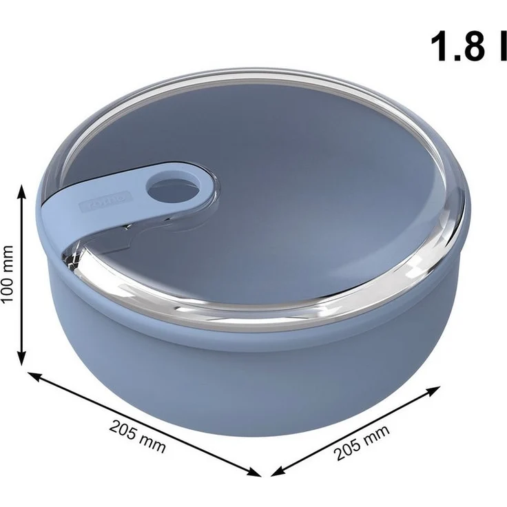 ROTHO Aufbewahrungssystem 2er-Set Lunchboxenset ELA, Lebensmittelechter Kunststoff, (2er-Set, Lunchboxenset), auslaufsicher und luftdicht – Bild 3