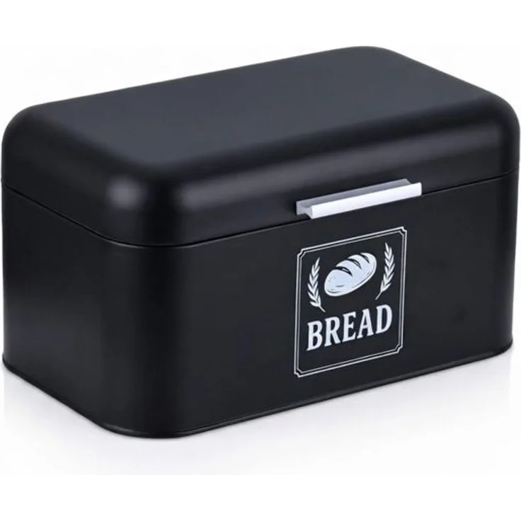 Relaxdays Retro Brotkasten mit Deckel & Griff – Bild 1
