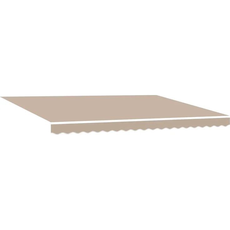 vidaXL Elektrische ausziehbare Markise Beige und Weiß 4,5 × 3 m 3421858 – Bild 4