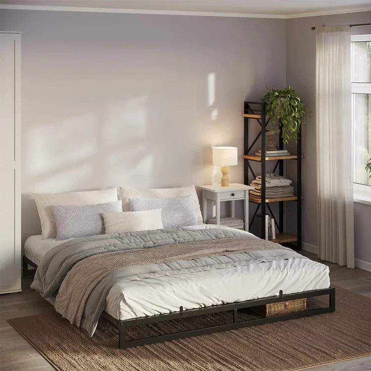 Bettgestell Lenora Schwarz 180x220 Vitalispa – Bild 2