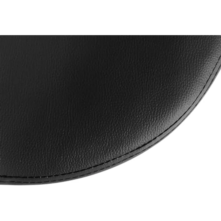 CLP Ponte Barhocker, Schwarz, höhenverstellbar 60-81 cm, runde Sitzfläche mit Kunstlederbezug, 360-Grad-Drehung, belastbar bis 120 kg – Bild 7