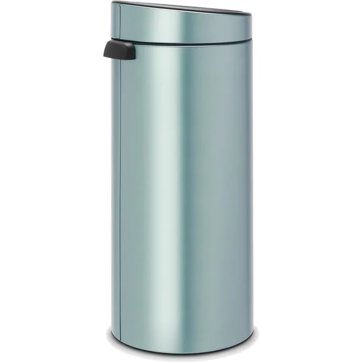 Brabantia Touch Bin, Mülleimer, Abfalleimer, Papierkorb in Metallic Mint, 30 Liter, 115424