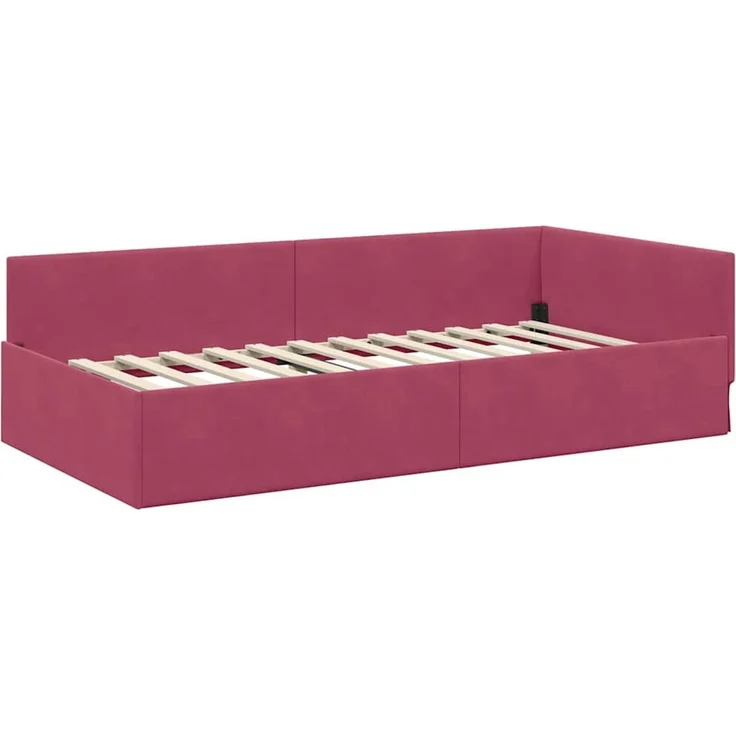 vidaXL Eckbettgestell mit Matratze Sonstiges 2 pcs 3393618 – Bild 6