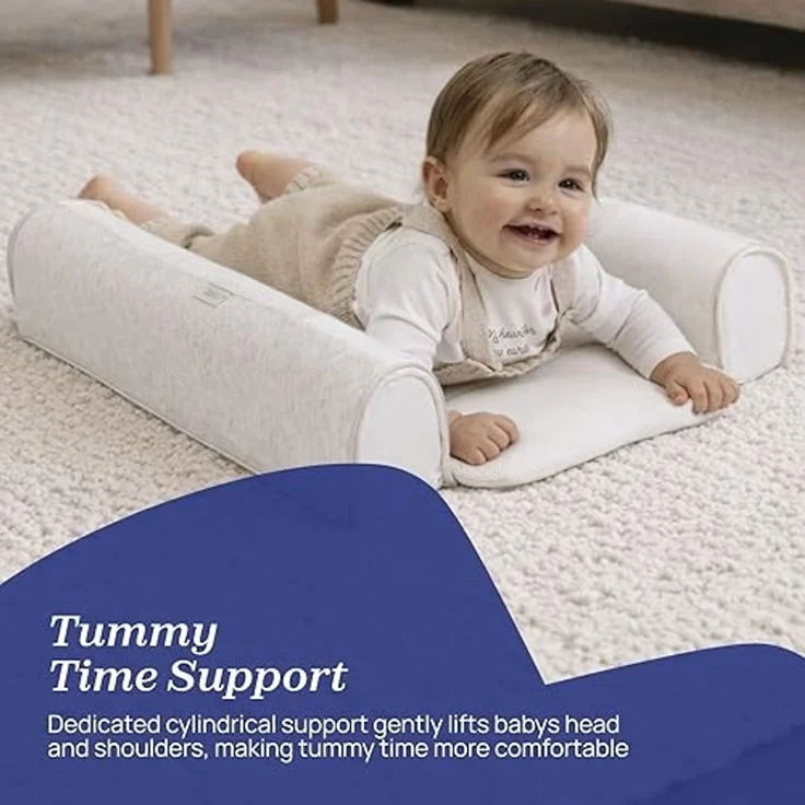 Chicco Mommy Pod 3in1, Babynestchen Kuschelnest Neugeborene, 81x49 cm, Baby-Nestchen, 0-3 Monate zum Schlafen, 0-8 Monate für die Bauchlage, Bezug aus Bio-Baumwolle, maschinenwaschbar, Beige – Bild 5