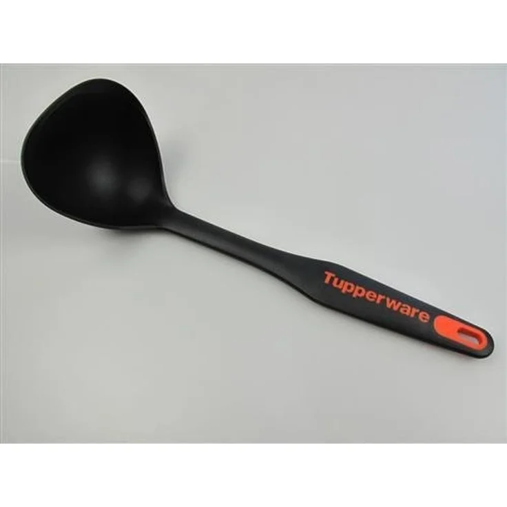 TUPPERWARE Kochlöffel Tupperware Griffbereit Schöpflöffel schwarz/orange – Bild 4