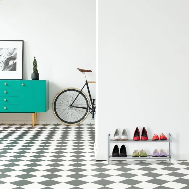 Schuhregal mit 2 Ebenen – Bild 2