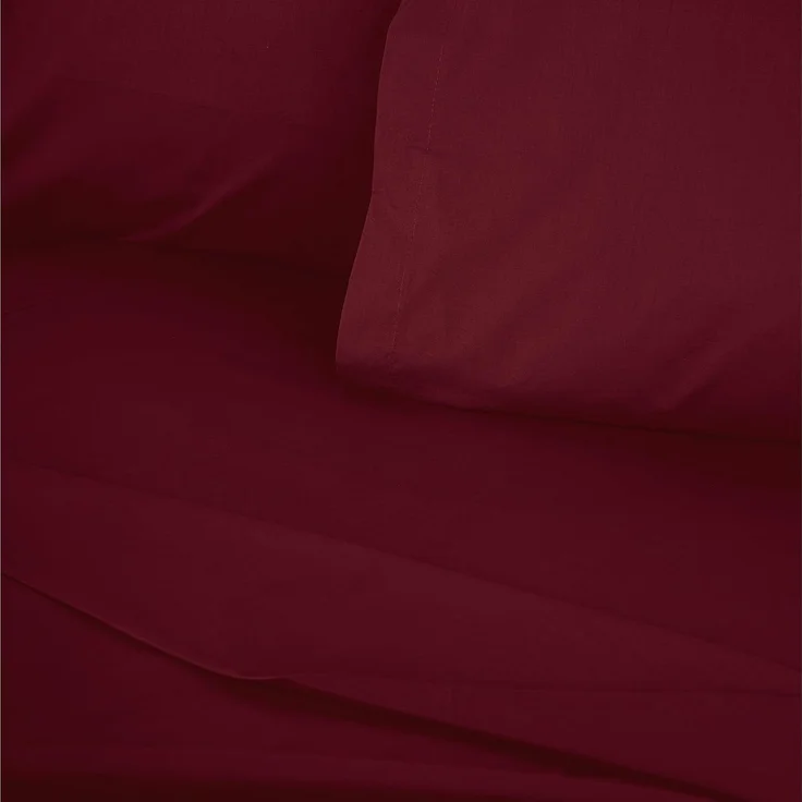 L'essentiel Maison 'Tonne Rosse - 90' Ranforce Spannbettlaken Double XL (FR) (IT) (ES) (DE), Altrosa, 200+30 x 140 cm – Bild 3