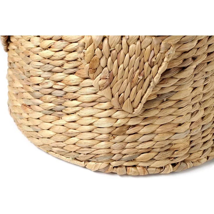 Kobolo Wäschekorb Aufbewahrung Korb BEAR - Wasserhyazinthe - natur – Bild 6