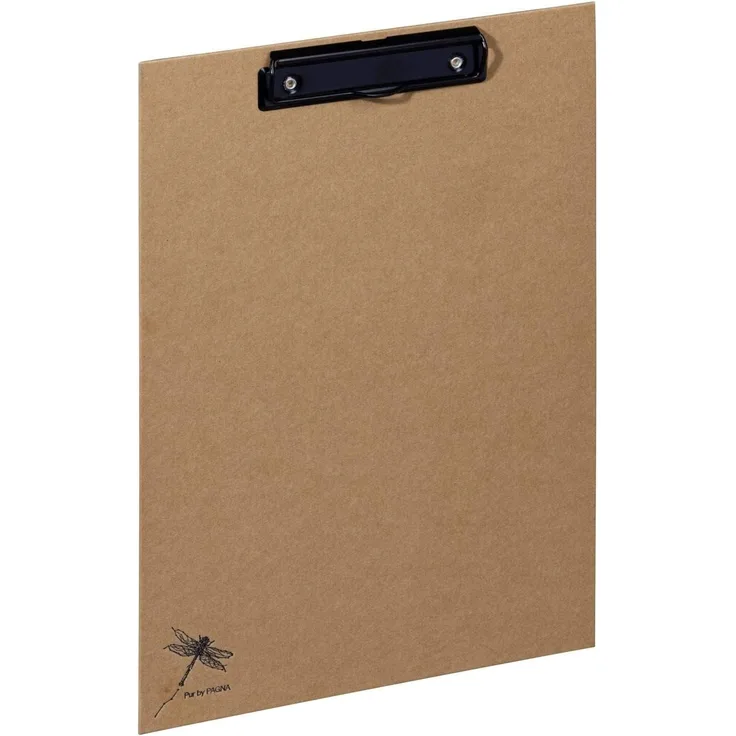 PAGNA Klemmbrett Pur 44009-11 DIN A4 hellbraun Karton, 1 St.