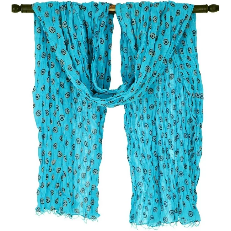 Guru-Shop Sarong Indisches Baumwolltuch, leichter Schal mit.. – Bild 1