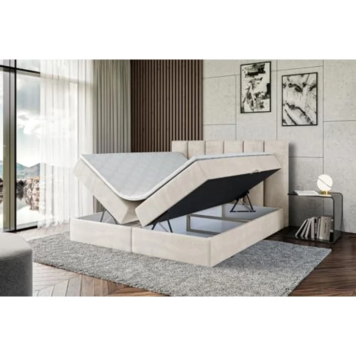 ALTDECOR Boxbett BOXI1 (Multipocket-Matratze H4, H3 Matratze Bonellfederung, Topper, Kopfteil) – Bild 7