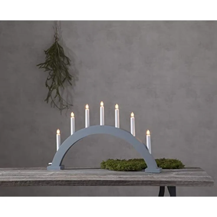 Fensterleuchter "Trapp",7-flammig, grau, 57x34 cm – Bild 3