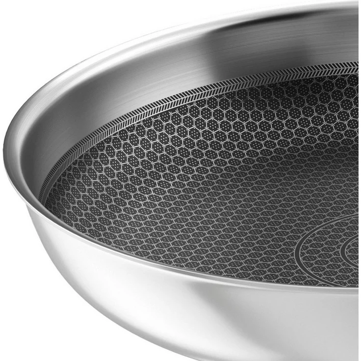 Elo Premium Bratpfanne Relief Evolution, Edelstahl 18/10 (1-tlg), einzigartiges Öl Dosiersystem, Induktion – Bild 3