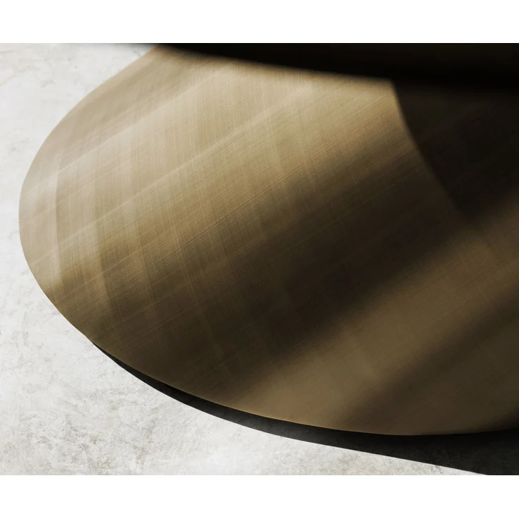 Esstisch Edge 240x100 Akazie Natur Cono Metallic Gold Live-Edge – Bild 5