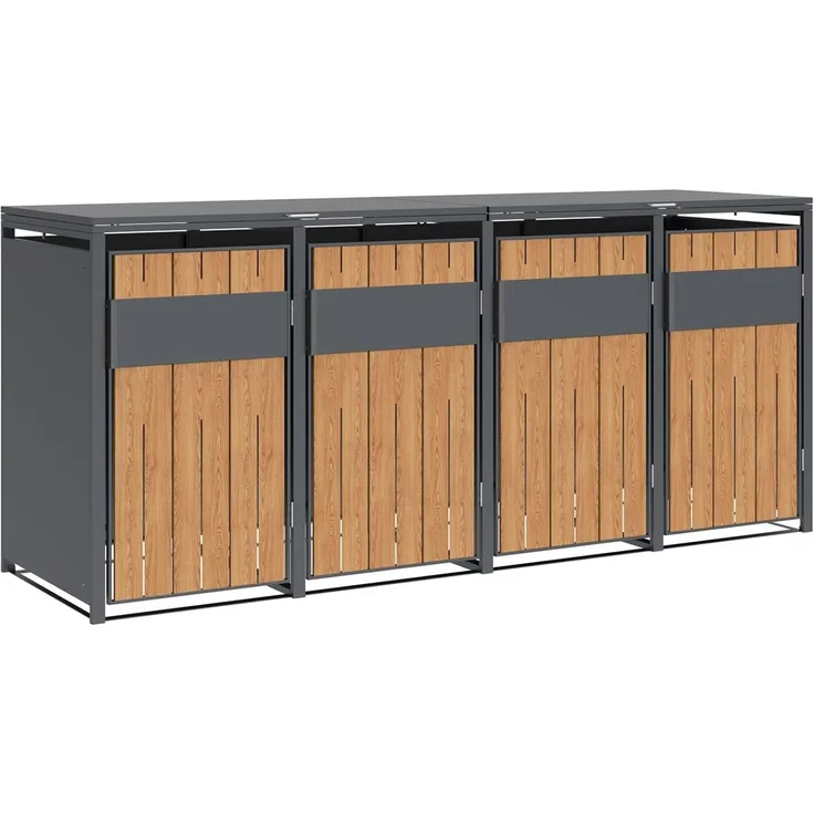 Westmann Varius 4 | Metall Mülltonnenbox 4er |