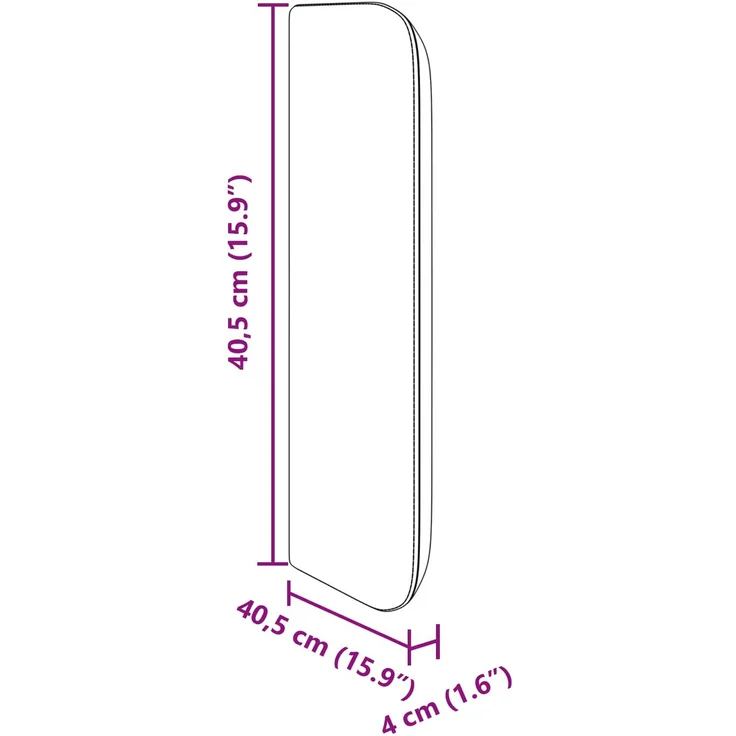 vidaXL Kopfteil Ohr Weiß PVC 346585 – Bild 11