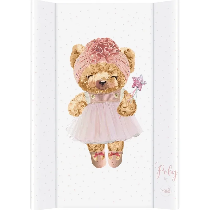 CEBA hard changing mat short FLUFFY PUFFY 50x70 cm Poly W-203-132-681