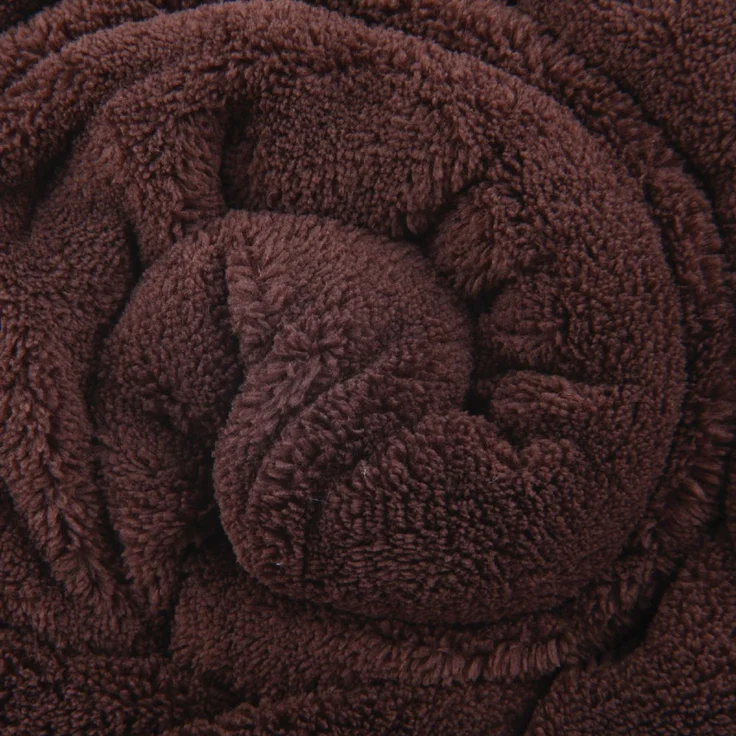 Kuscheldecke 210cm x 280cm braun - hot chocolate – Bild 1