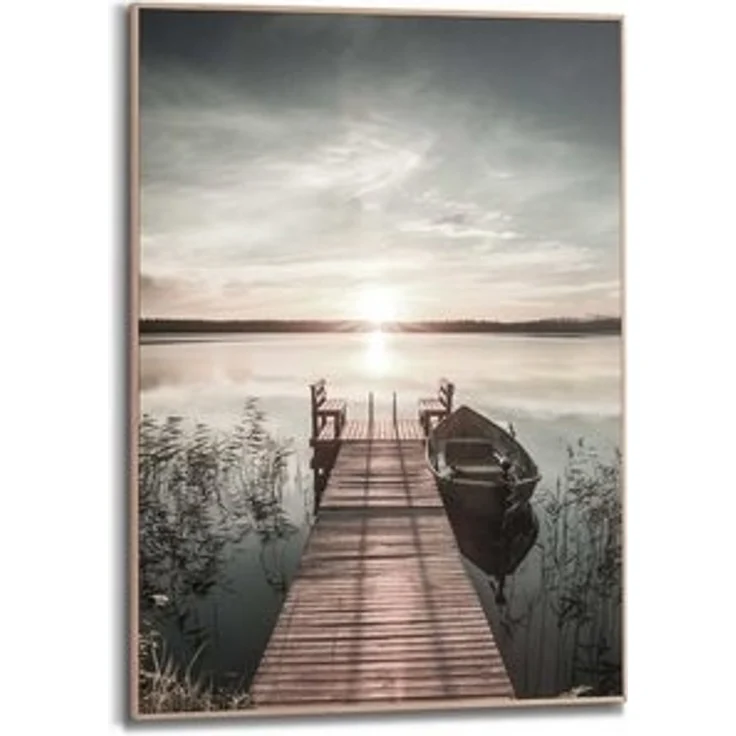 Reinders! Wandbild Slim Frame Wood 50x70 Scandic Jetty – Bild 6