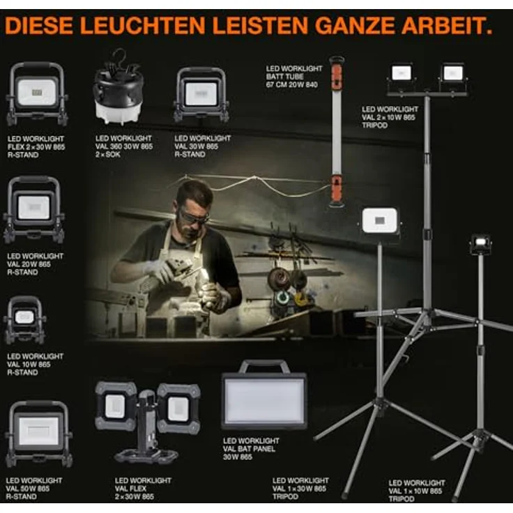 OSRAM WORKLIGHT PANEL LED-Arbeitsstrahler - IP20 - 50W - 230V - 4000 K - 4500 lm – Bild 7