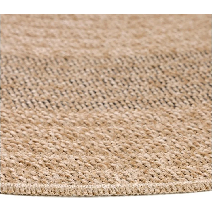 Carpettex Outdoorteppich Vintage Design, Rund, Höhe: 5 mm, Runder Teppich Vintage Design Naturfarben für Terrassen Küchen Balkon – Bild 2