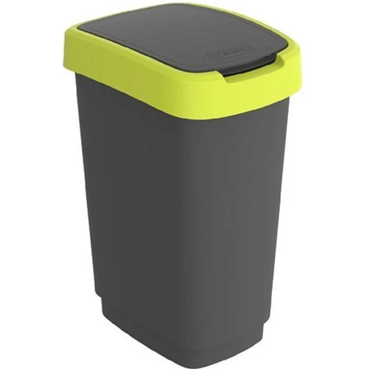 ROTHO Mülleimer Twist Mülleimer mit Deckel 25l, Kunststoff (PP) – Bild 1