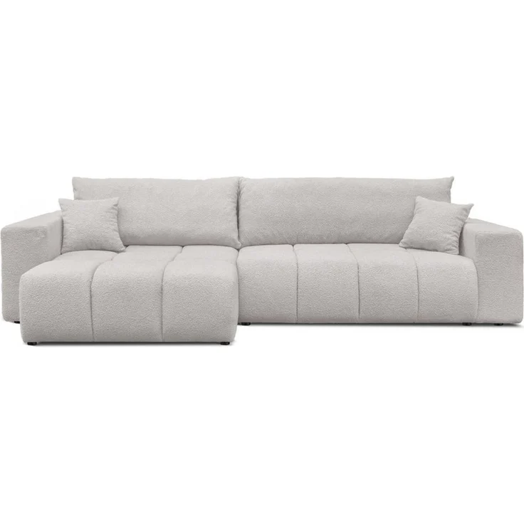 yourhouse24 Ecksofa OLI XL mit tiefer Steppung (278 cm) – Trend-Bouclé, Schlaffunktion, Seite universal – Bild 2