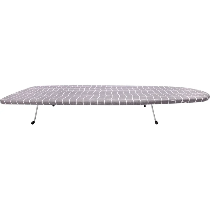 KADAX Tischbügelbrett 75 x 27 cm, faltbares Mini Bügelbrett für Tisch, kleines Ärmelbügelbrett mit abnehmbarem Bügelbrettbezug, platzsparendes Ärmelbrett (Grau) – Bild 7